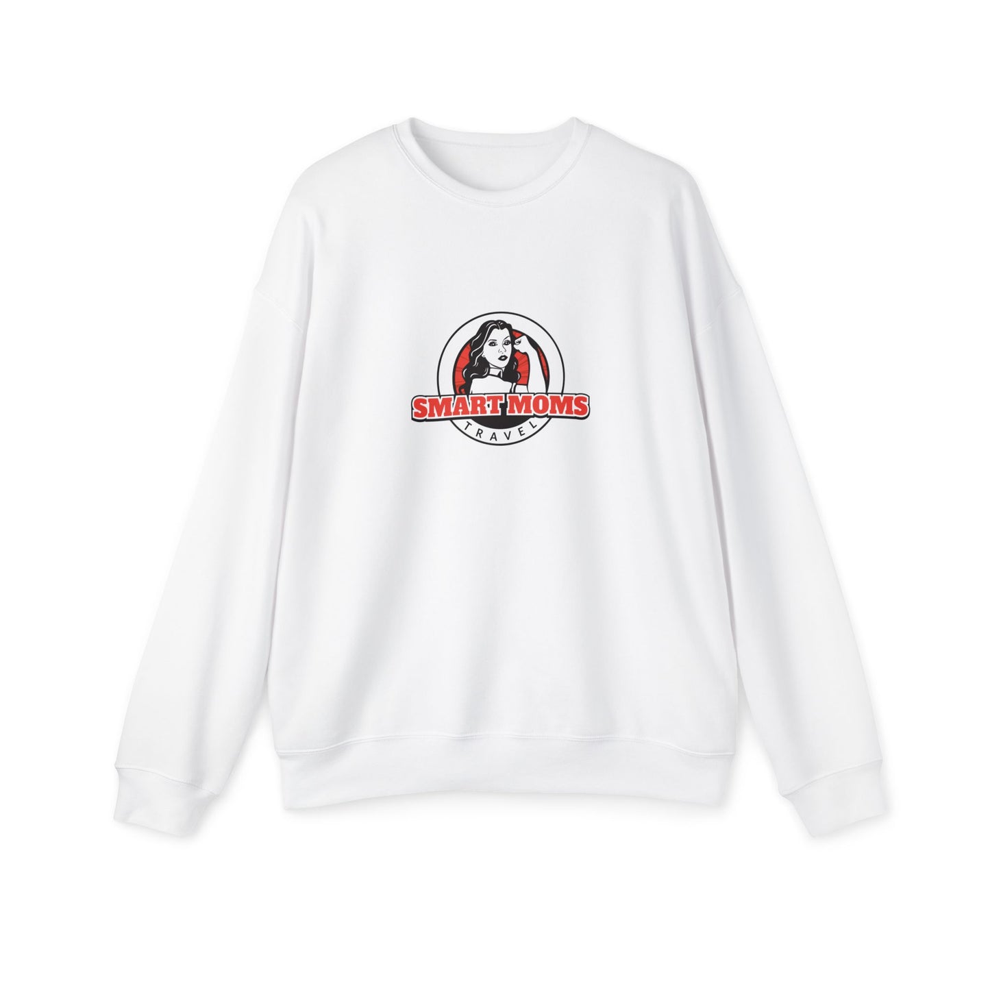 SOFT FLEECE Smart Moms Logo Unisex Drop Shoulder Sweatshirt