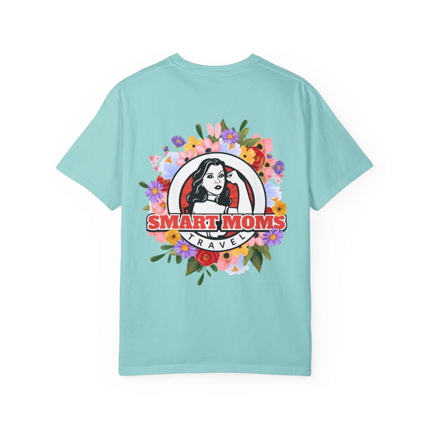 SM Flower Power T-Shirt | Floral Design Unisex Garment-Dyed Tee