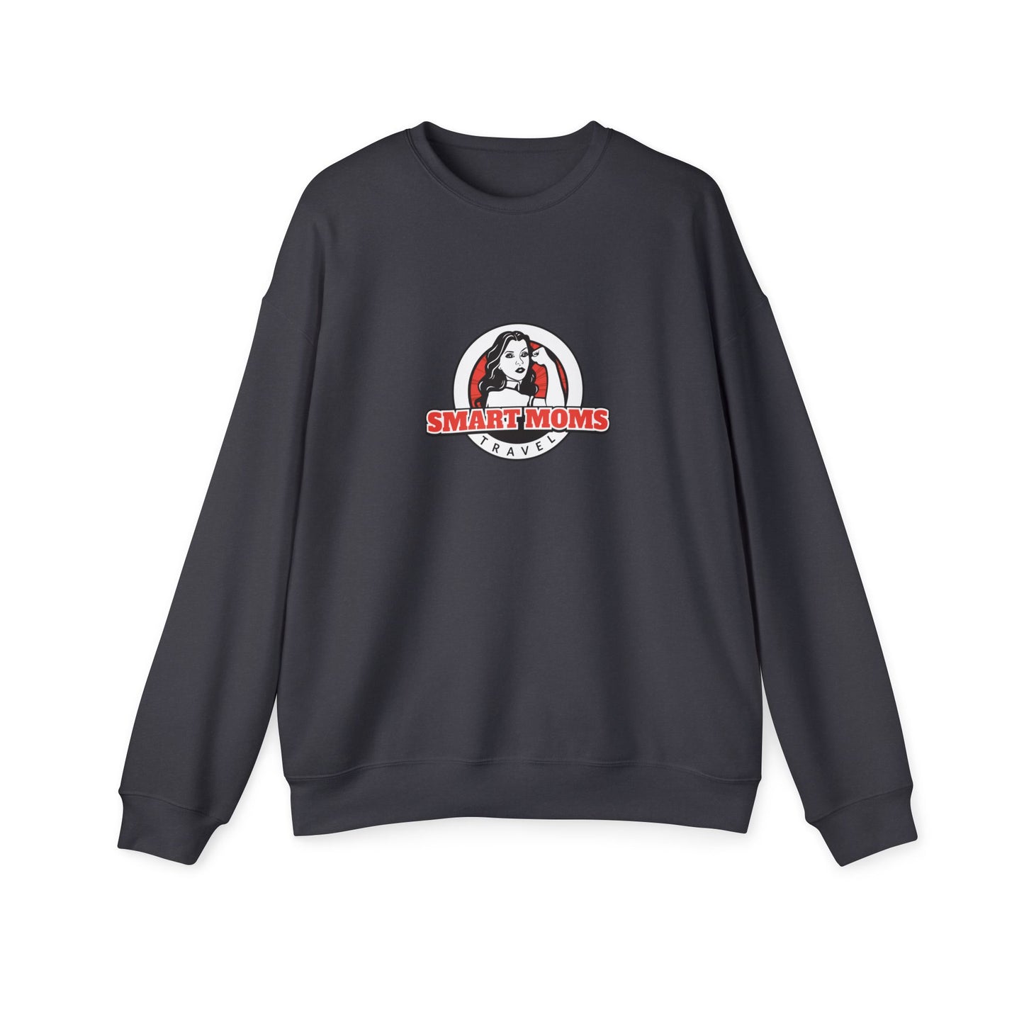 SOFT FLEECE Smart Moms Logo Unisex Drop Shoulder Sweatshirt