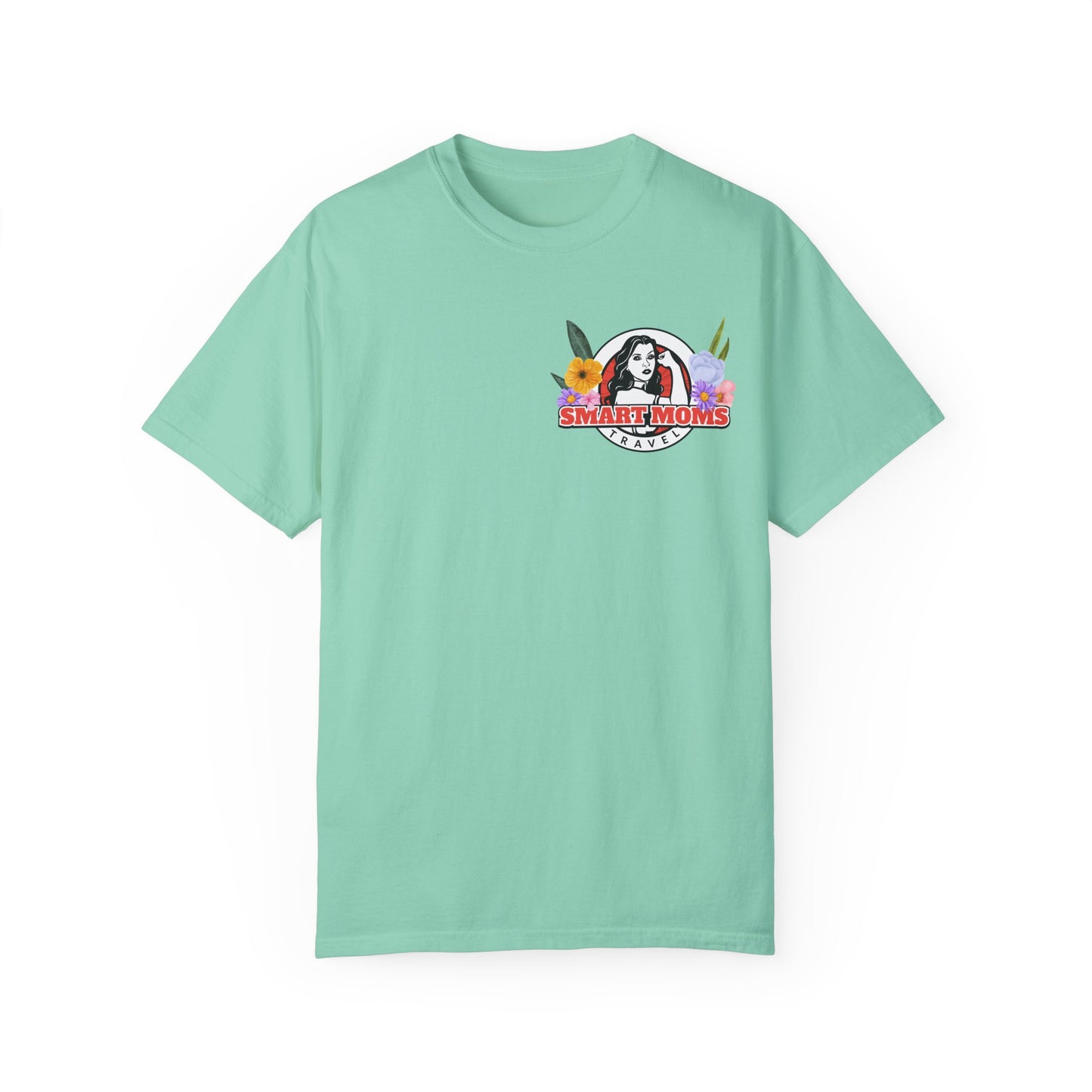 SM Flower Power T-Shirt | Floral Design Unisex Garment-Dyed Tee