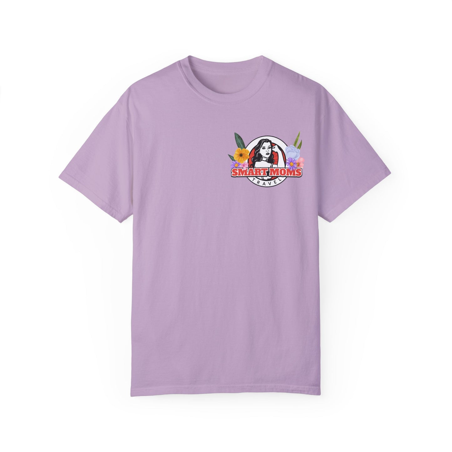 SM Flower Power T-Shirt | Floral Design Unisex Garment-Dyed Tee