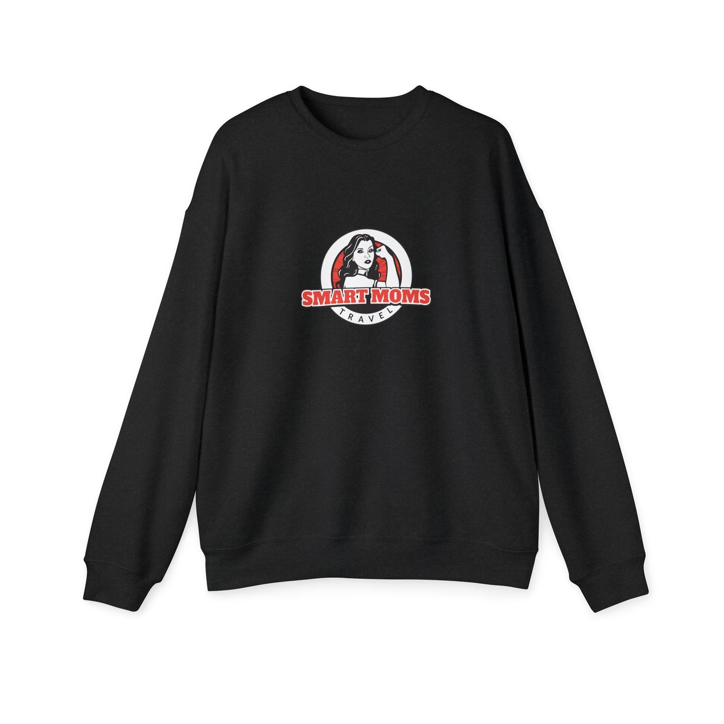 SOFT FLEECE Smart Moms Logo Unisex Drop Shoulder Sweatshirt