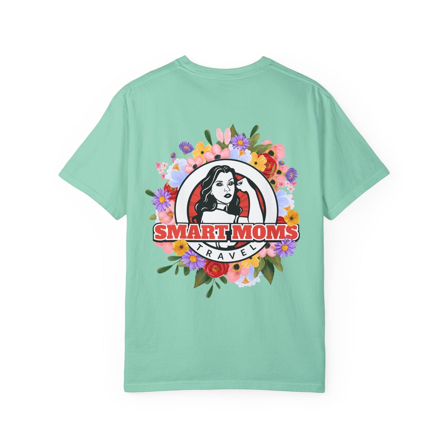 SM Flower Power T-Shirt | Floral Design Unisex Garment-Dyed Tee