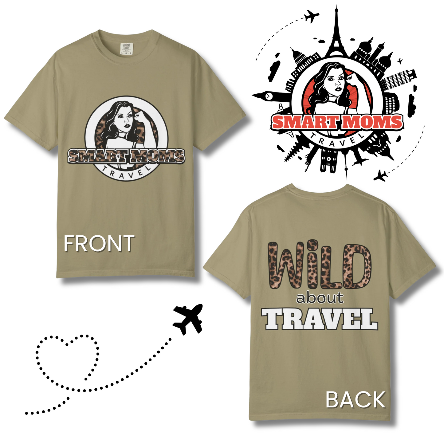 SMT - Wild About Travel | Unisex Garment-Dyed T-shirt