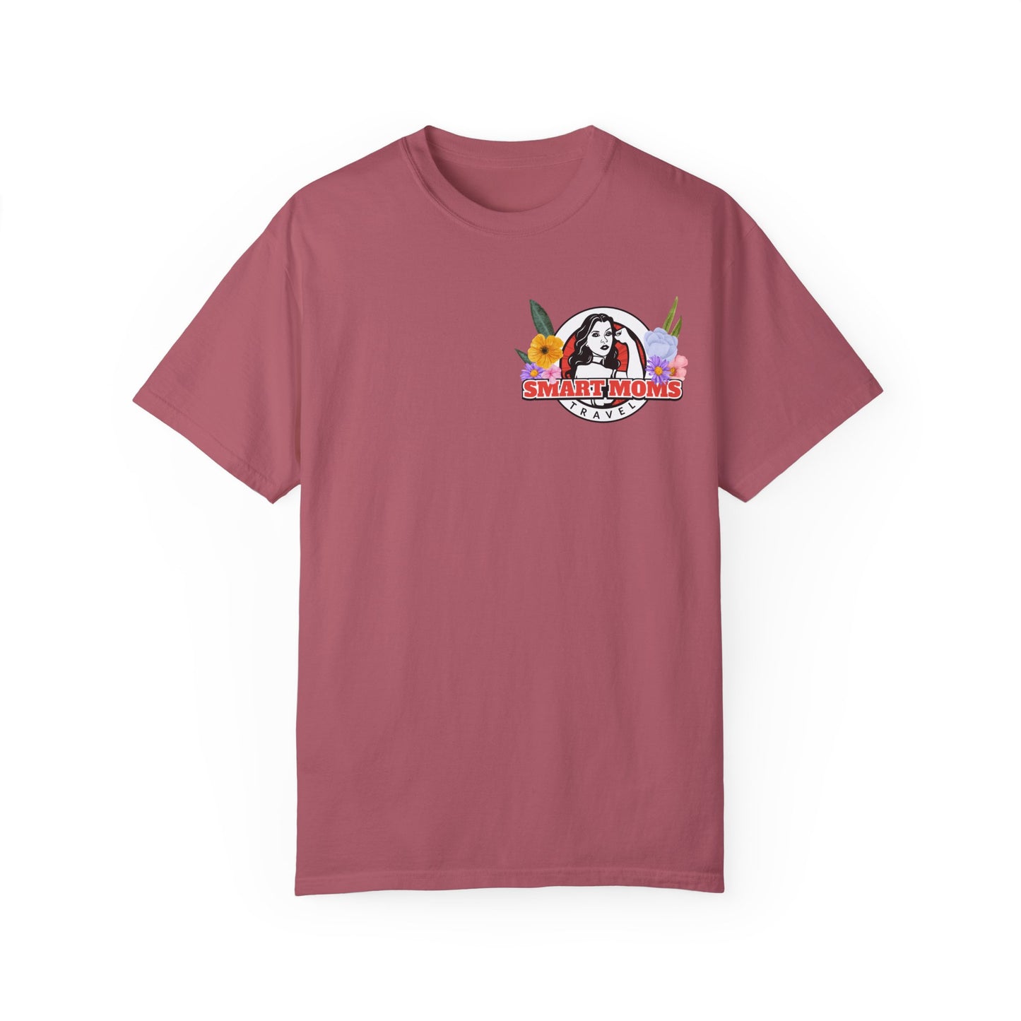 SM Flower Power T-Shirt | Floral Design Unisex Garment-Dyed Tee