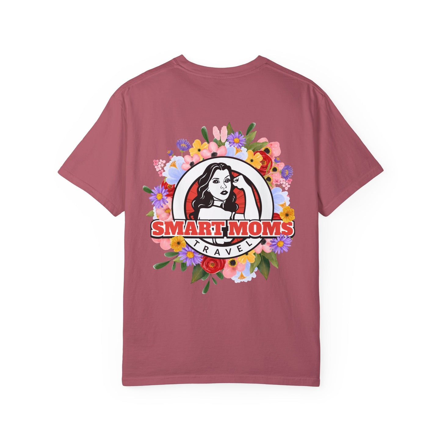 SM Flower Power T-Shirt | Floral Design Unisex Garment-Dyed Tee