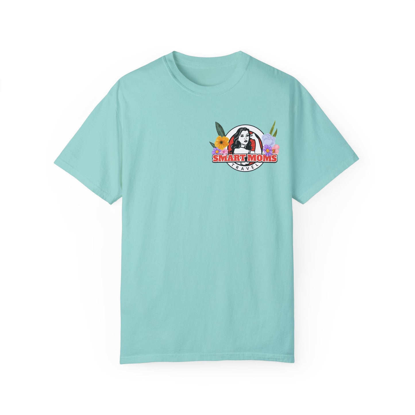 SM Flower Power T-Shirt | Floral Design Unisex Garment-Dyed Tee