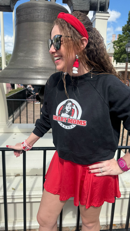 Women's Cropped Fleece Pullover